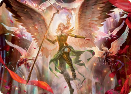 Sigarda's Summons Art Card [Innistrad: Crimson Vow Art Series] | Tacoma Games