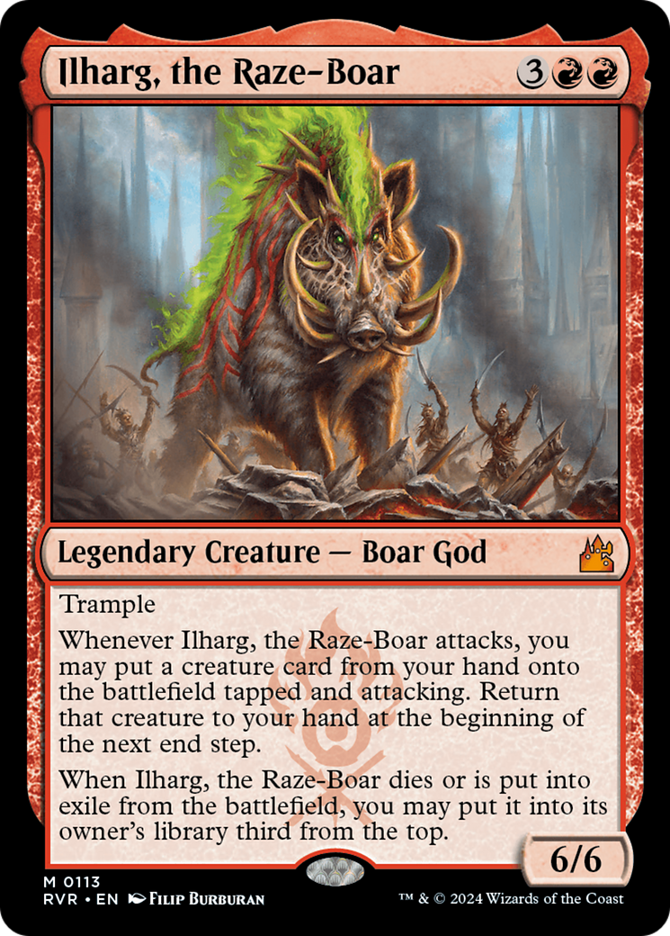 Ilharg, the Raze-Boar [Ravnica Remastered] | Tacoma Games