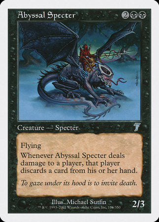 Abyssal Specter [Seventh Edition] | Tacoma Games