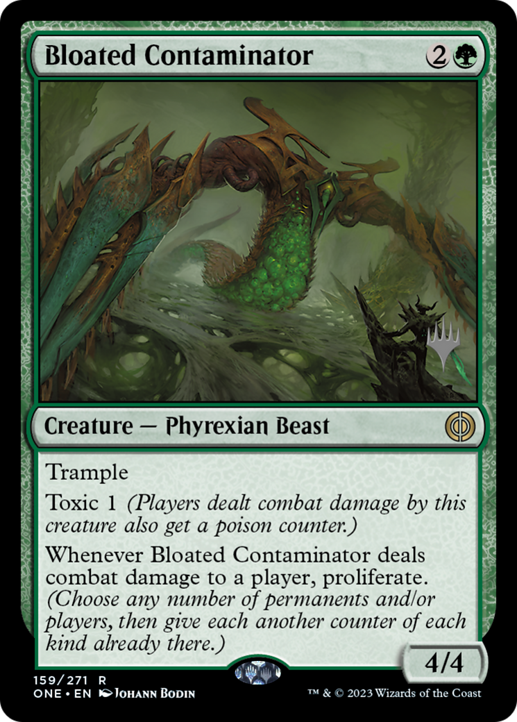 Bloated Contaminator (Promo Pack) [Phyrexia: All Will Be One Promos] | Tacoma Games