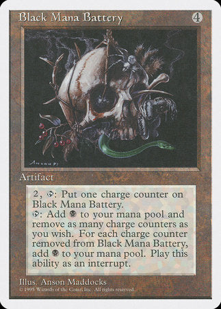 Black Mana Battery [Fourth Edition] | Tacoma Games