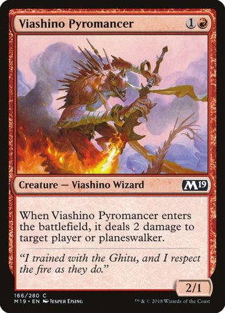 Viashino Pyromancer [Core Set 2019] | Tacoma Games