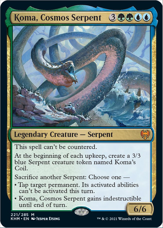 Koma, Cosmos Serpent [Kaldheim] | Tacoma Games