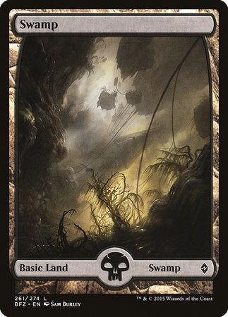 Swamp (261) - Full Art [Battle for Zendikar] | Tacoma Games