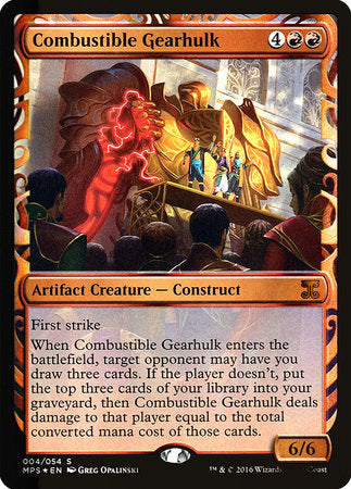 Combustible Gearhulk [Kaladesh Inventions] | Tacoma Games