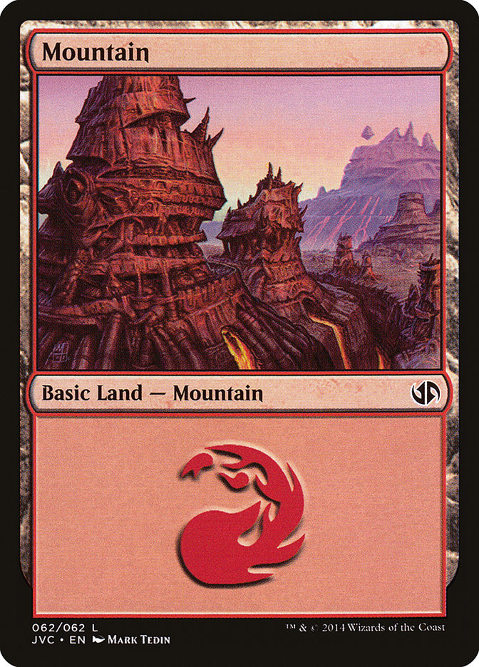 Mountain (62) [Duel Decks Anthology] | Tacoma Games