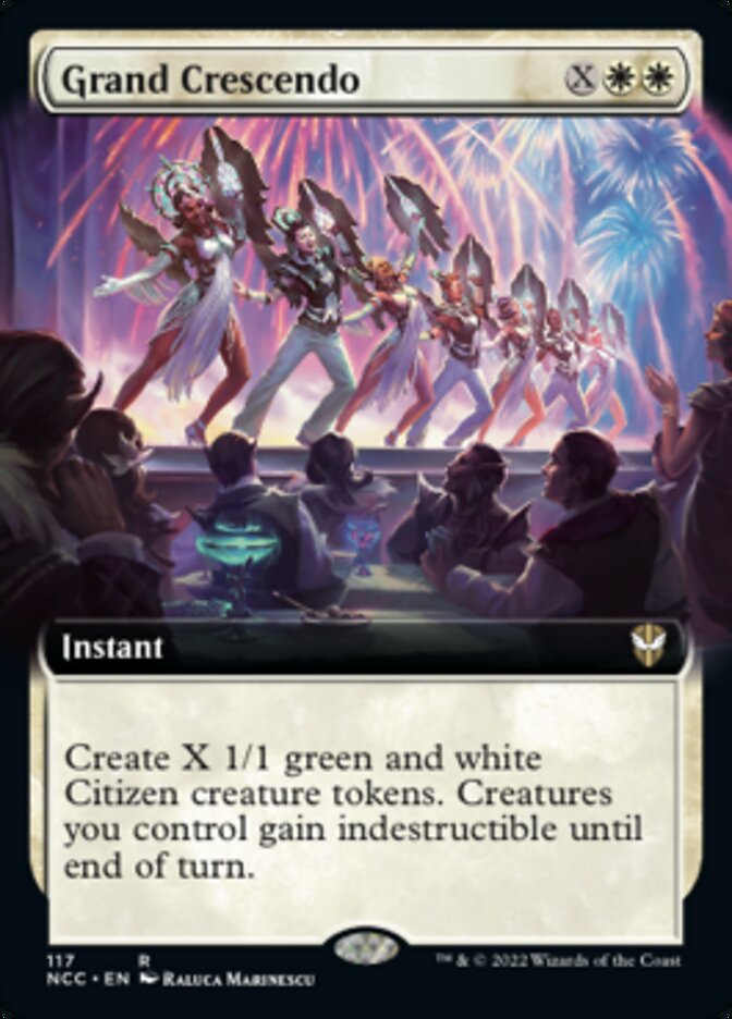 Grand Crescendo (Extended Art) [Streets of New Capenna Commander] | Tacoma Games