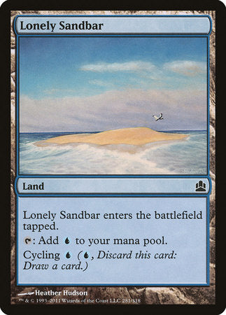 Lonely Sandbar [Commander 2011] | Tacoma Games