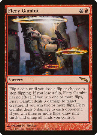 Fiery Gambit [Mirrodin] | Tacoma Games