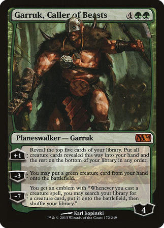 Garruk, Caller of Beasts [Magic 2014] | Tacoma Games