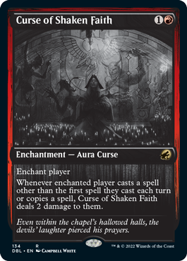Curse of Shaken Faith [Innistrad: Double Feature] | Tacoma Games