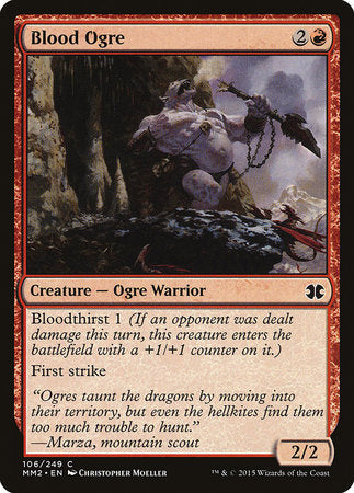 Blood Ogre [Modern Masters 2015] | Tacoma Games