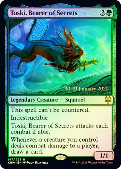 Toski, Bearer of Secrets  [Kaldheim Prerelease Promos] | Tacoma Games