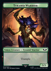 Tyranid (017) // Tyranid Warrior Double-sided Token (Surge Foil) [Universes Beyond: Warhammer 40,000 Tokens] | Tacoma Games