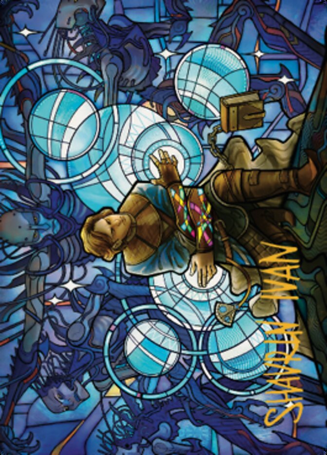 Raff, Weatherlight Stalwart Art Card (Gold-Stamped Signature) [Dominaria United Art Series] | Tacoma Games