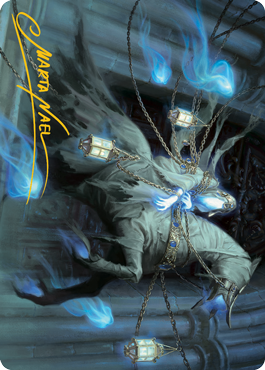 Patrician Geist Art Card (Gold-Stamped Signature) [Innistrad: Midnight Hunt Art Series] | Tacoma Games