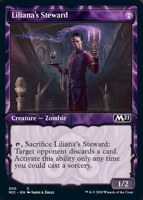 Liliana's Steward (Showcase) [Core Set 2021] | Tacoma Games