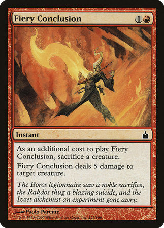 Fiery Conclusion [Ravnica: City of Guilds] | Tacoma Games