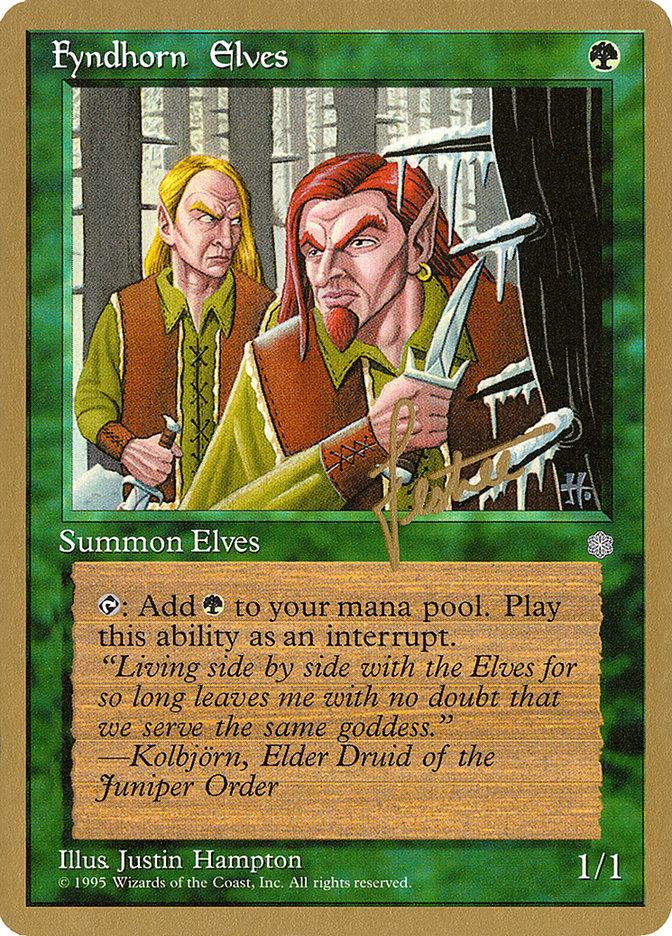 Fyndhorn Elves (Bertrand Lestree) [Pro Tour Collector Set] | Tacoma Games