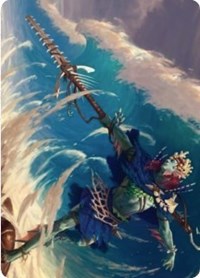 Tazeem Roilmage Art Card [Zendikar Rising Art Series] | Tacoma Games