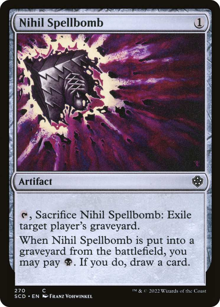 Nihil Spellbomb [Starter Commander Decks] | Tacoma Games