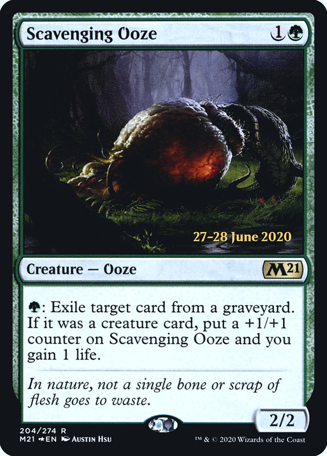 Scavenging Ooze  [Core Set 2021 Prerelease Promos] | Tacoma Games
