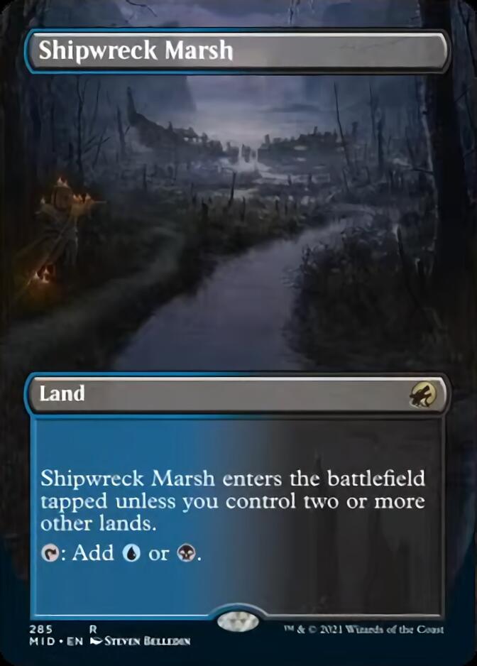 Shipwreck Marsh (Borderless) [Innistrad: Midnight Hunt] | Tacoma Games