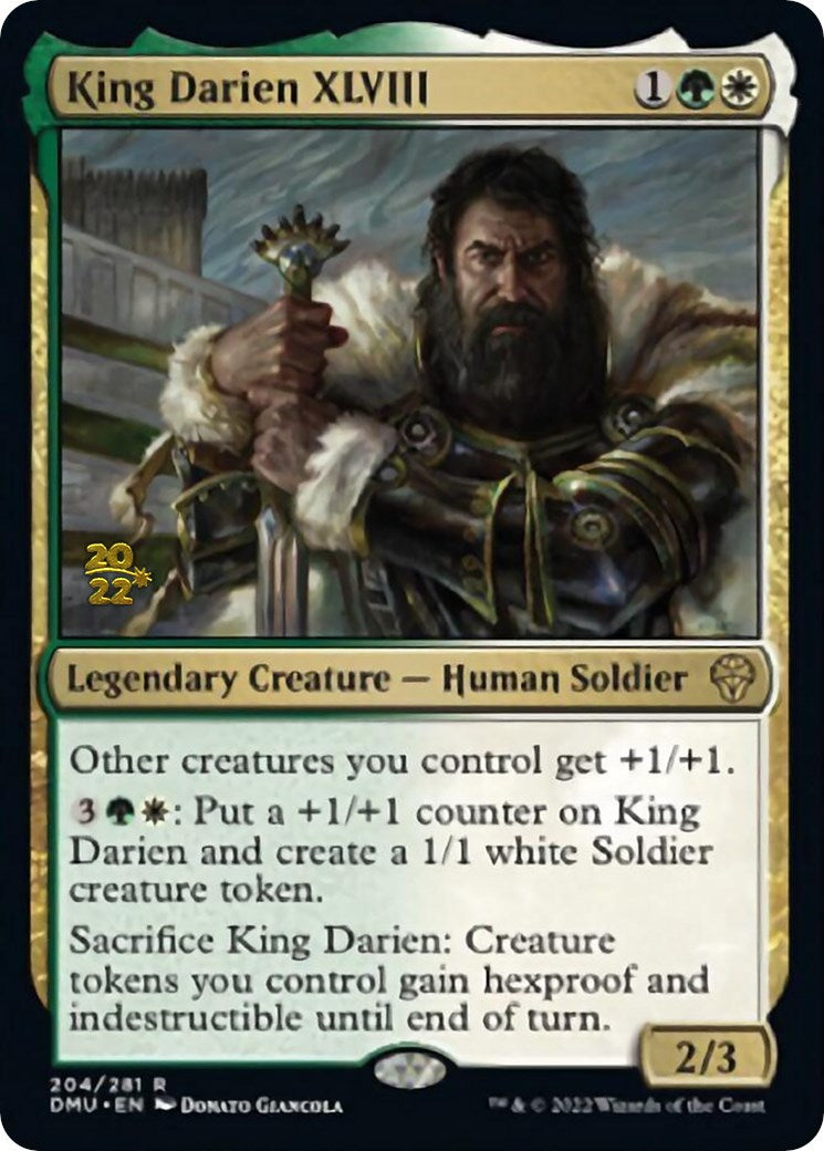 King Darien XLVIII [Dominaria United Prerelease Promos] | Tacoma Games