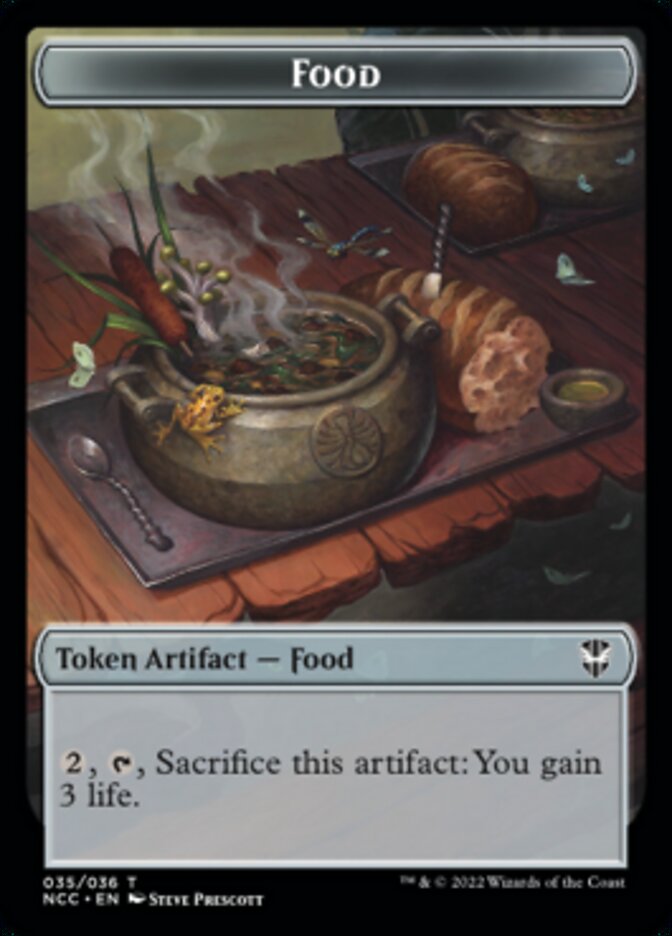 Food // Citizen Double-sided Token [Streets of New Capenna Commander Tokens] | Tacoma Games