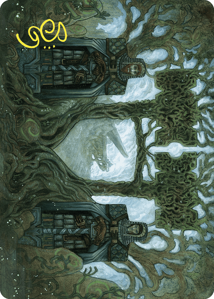Court of Garenbrig Art Card (Gold-Stamped Signature) [Wilds of Eldraine Art Series] | Tacoma Games