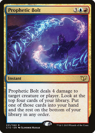 Prophetic Bolt [Commander 2015] | Tacoma Games