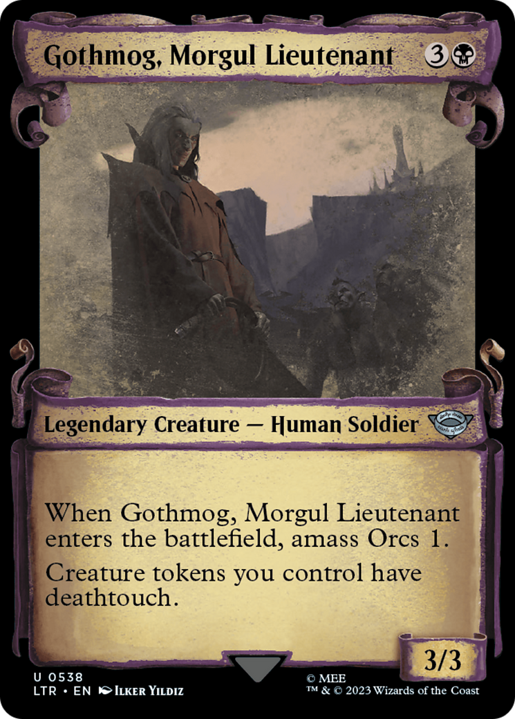 Gothmog, Morgul Lieutenant [The Lord of the Rings: Tales of Middle-Earth Showcase Scrolls] | Tacoma Games