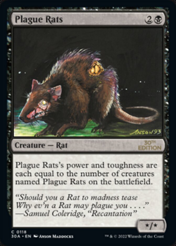 Plague Rats [30th Anniversary Edition] | Tacoma Games