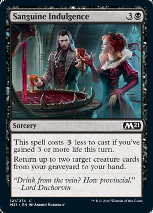 Sanguine Indulgence [Core Set 2021] | Tacoma Games