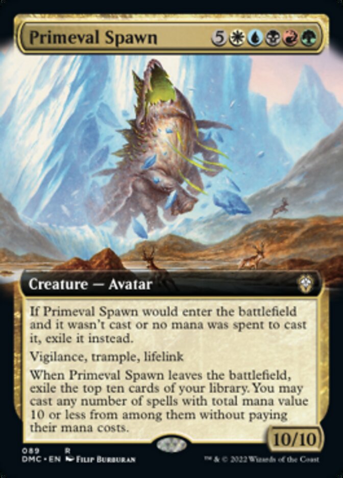 Primeval Spawn (Extended Art) [Dominaria United Commander] | Tacoma Games