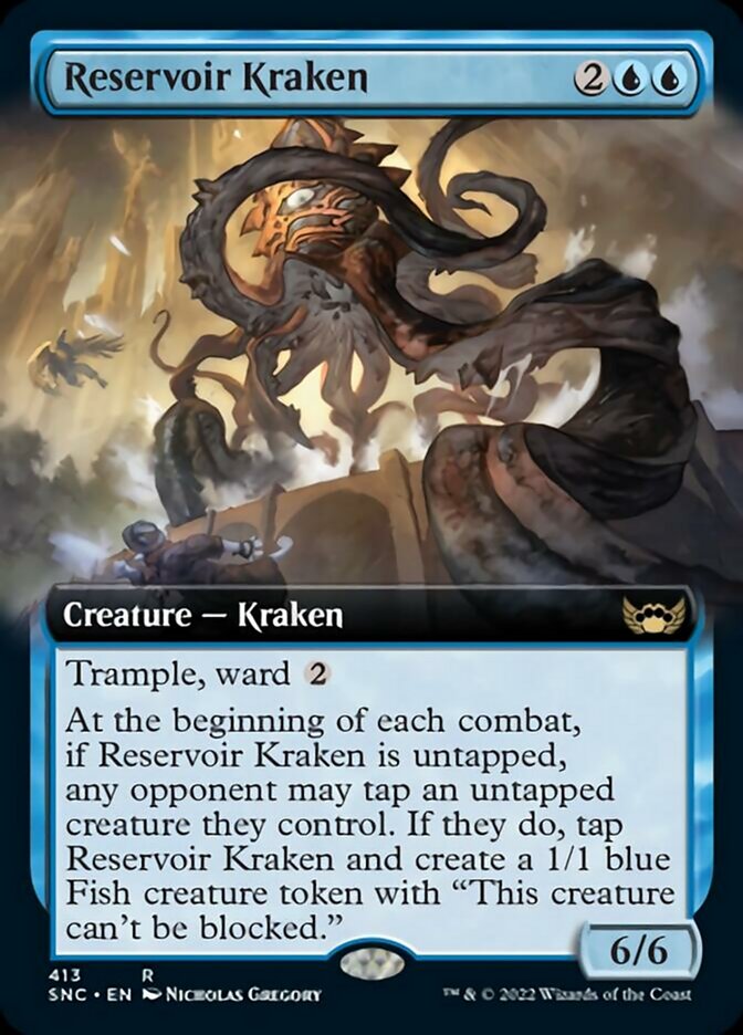 Reservoir Kraken (Extended Art) [Streets of New Capenna] | Tacoma Games