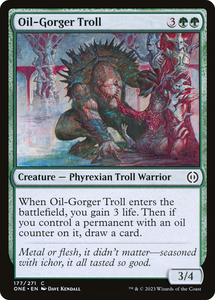 Oil-Gorger Troll [Phyrexia: All Will Be One] | Tacoma Games