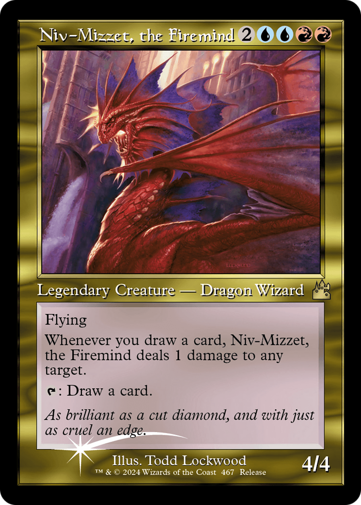 Niv-Mizzet, the Firemind (Retro Frame) [Ravnica Remastered] | Tacoma Games