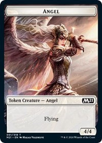 Angel // Knight Double-sided Token [Core Set 2021 Tokens] | Tacoma Games