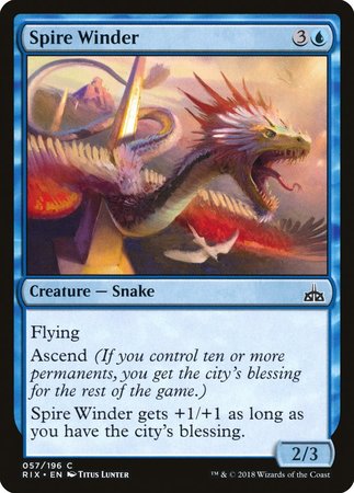 Spire Winder [Rivals of Ixalan] | Tacoma Games
