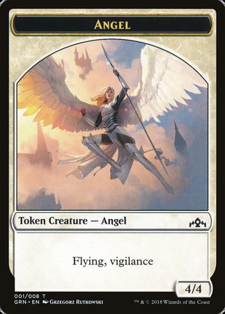 Angel Token [Guilds of Ravnica Tokens] | Tacoma Games