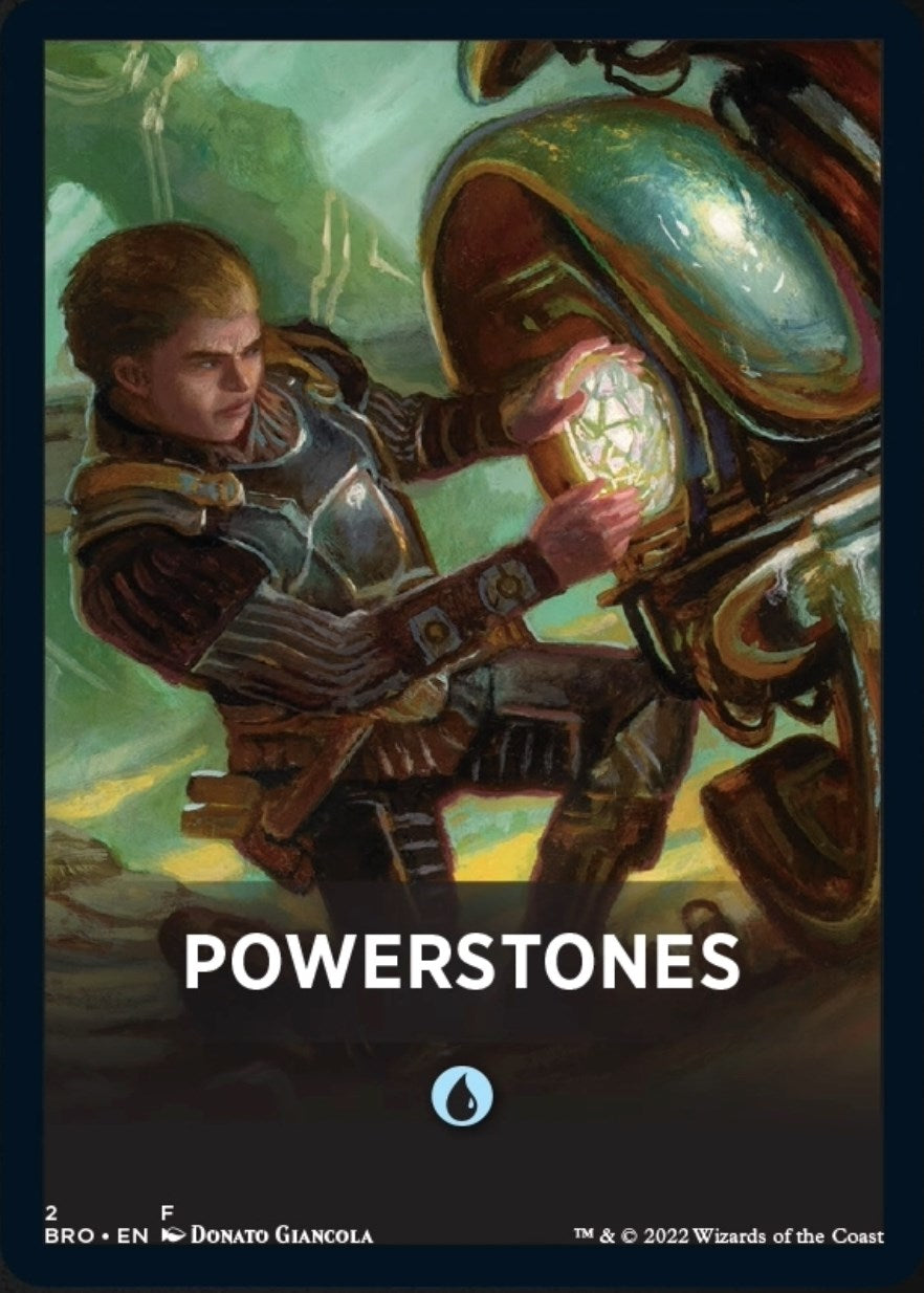 Powerstones Theme Card [The Brothers' War Tokens] | Tacoma Games