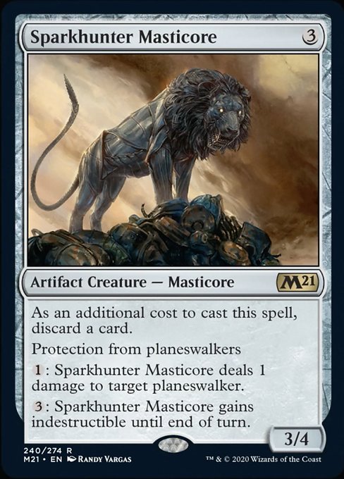 Sparkhunter Masticore [Core Set 2021] | Tacoma Games