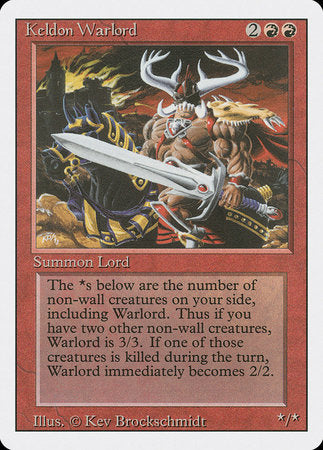 Keldon Warlord [Revised Edition] | Tacoma Games