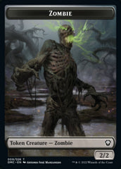 Phyrexian // Zombie Double-sided Token [Dominaria United Tokens] | Tacoma Games