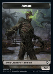 Soldier // Zombie Double-sided Token [Dominaria United Tokens] | Tacoma Games