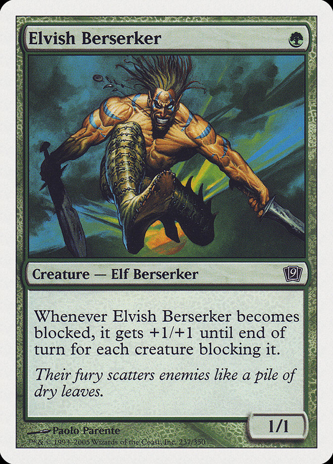 Elvish Berserker [Ninth Edition] | Tacoma Games