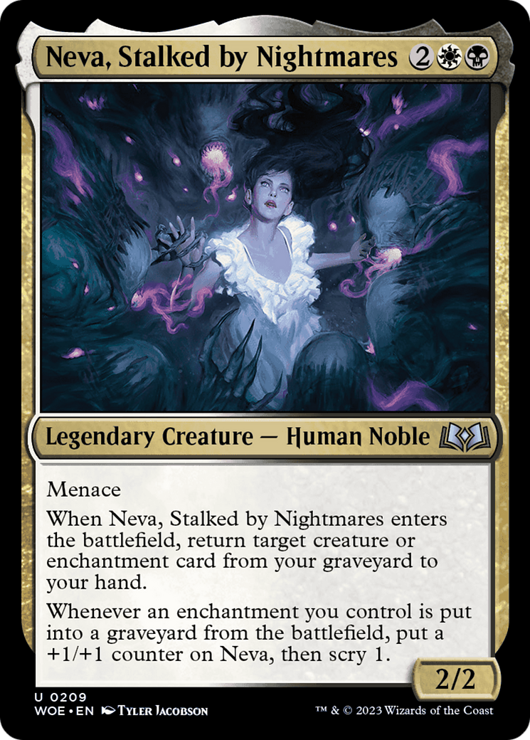 Neva, Stalked by Nightmares [Wilds of Eldraine] | Tacoma Games