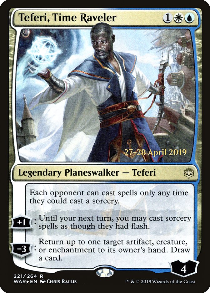 Teferi, Time Raveler  [War of the Spark Prerelease Promos] | Tacoma Games