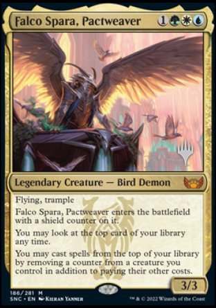 Falco Spara, Pactweaver (Promo Pack) [Streets of New Capenna Promos] | Tacoma Games